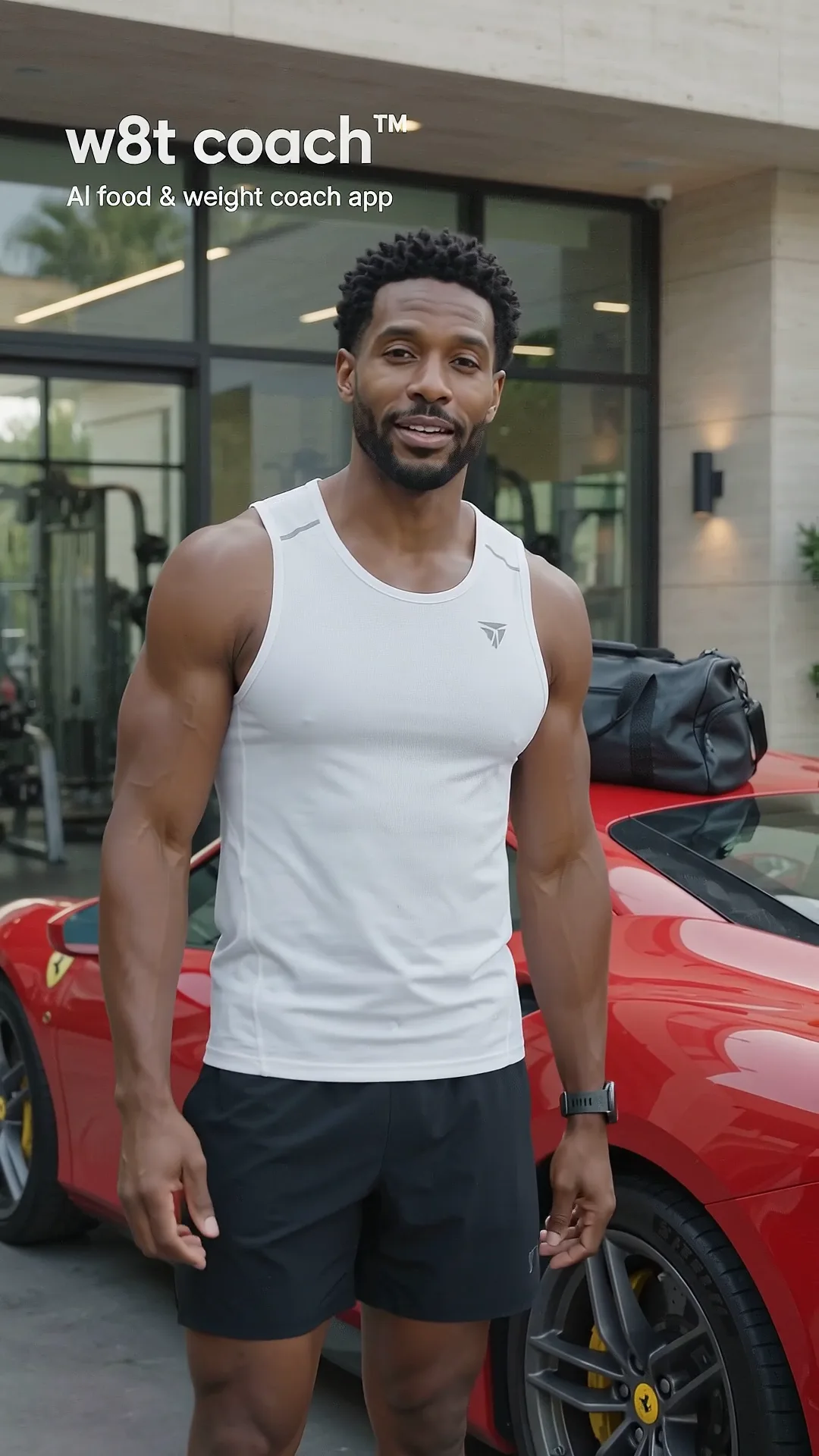 Man lifting weights in a gym
